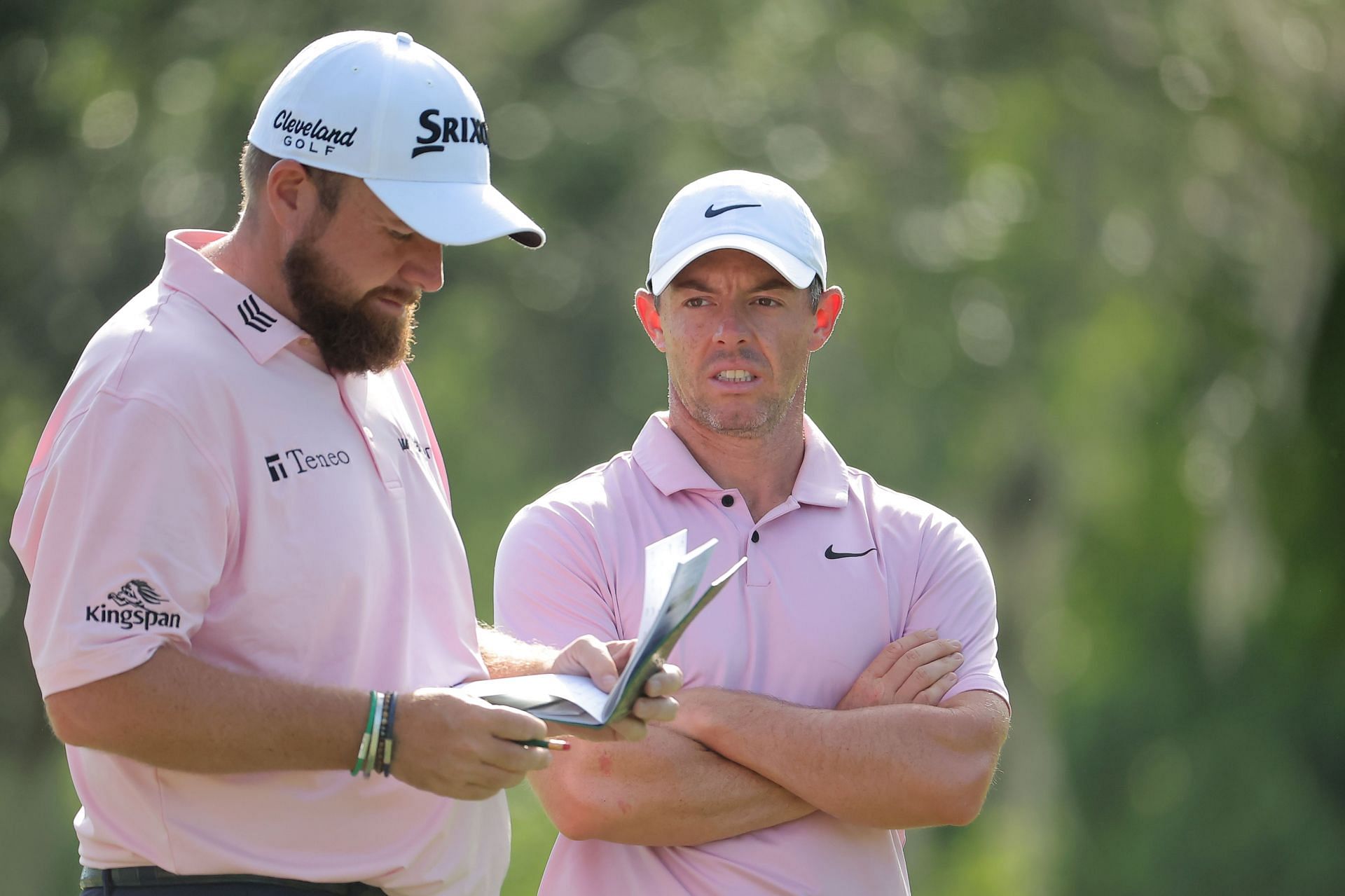 When will Rory McIlroy and Shane Lowry tee off on Friday at the 2024