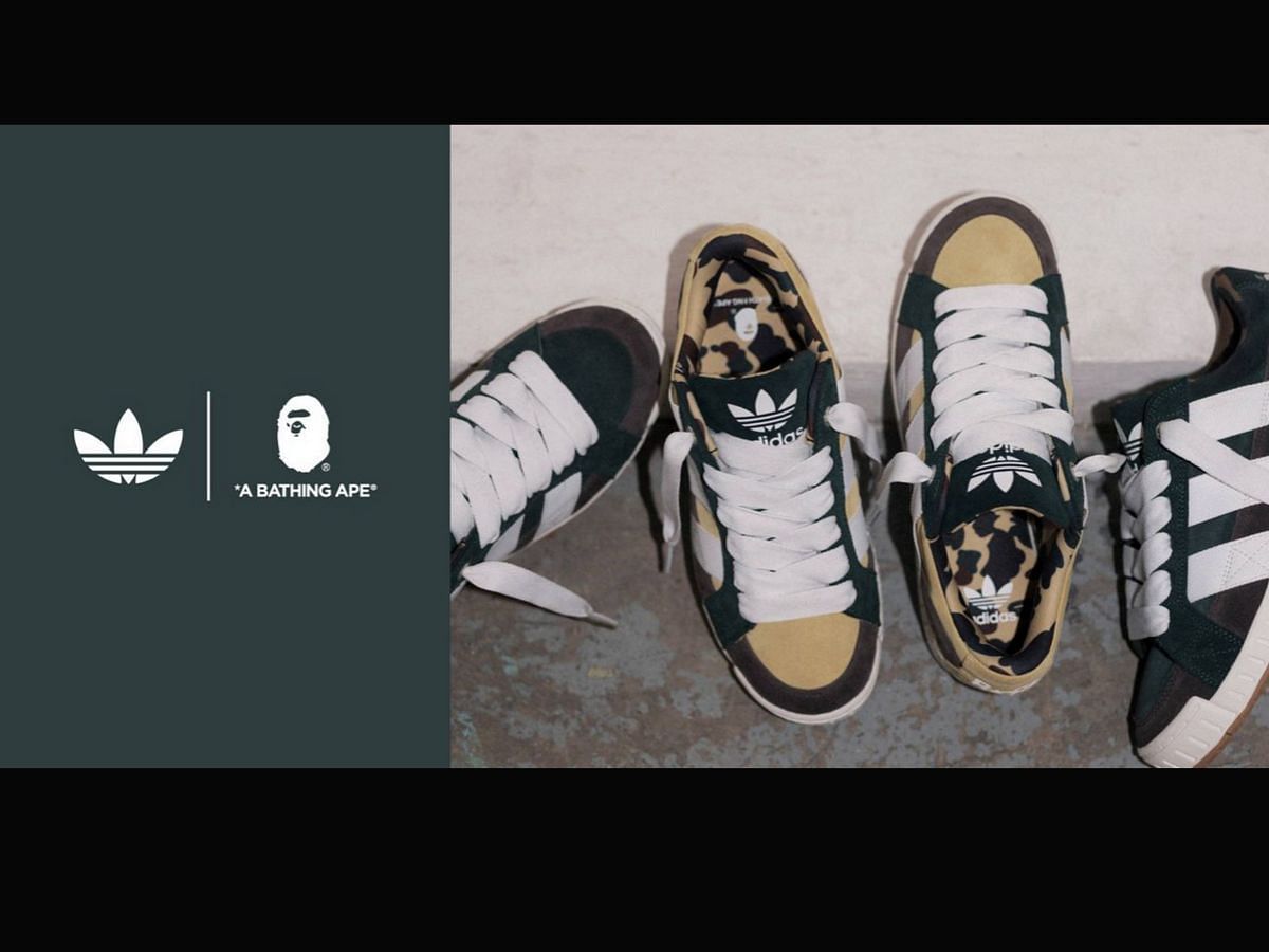 Adidas x A Bathing Ape announces launch of collaborative adidas N BAPE sneakers (Image via Bape)