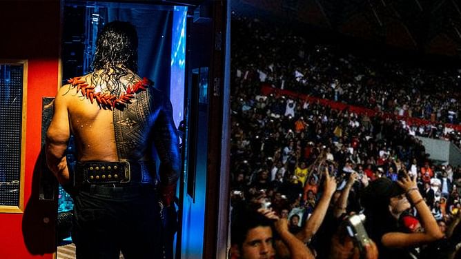 Former WWE champion returns for a match after 281 days; real-life Bloodline member involved?
