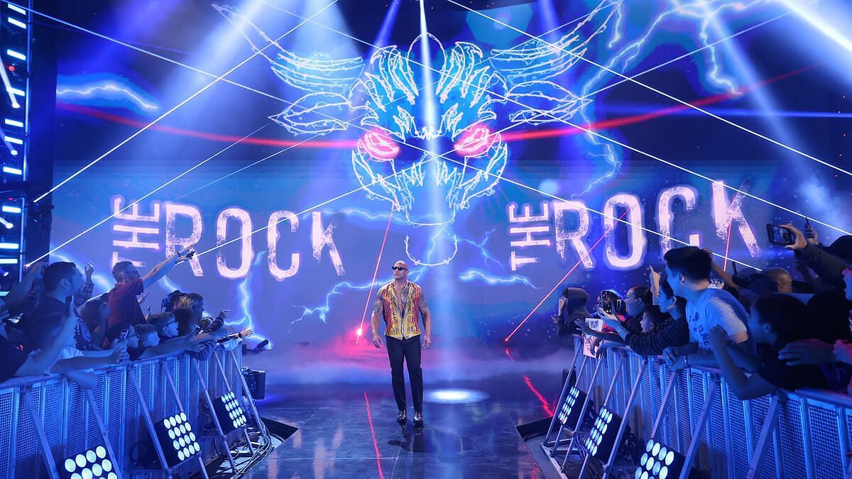 The Rock left a WWE star starstrucked upon his return before WrestleMania XL.