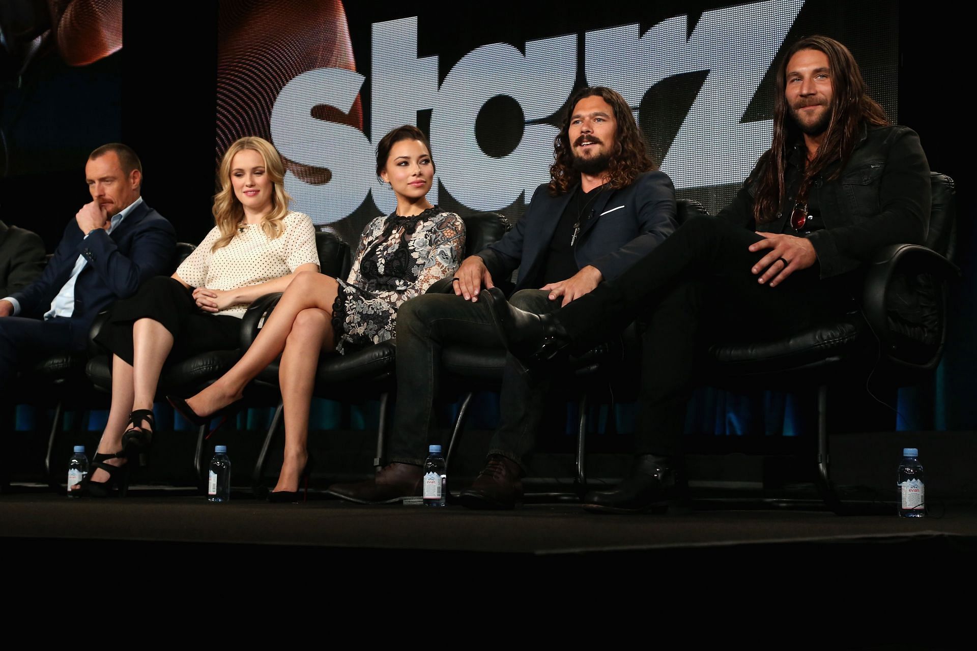 The cast of &#039;Black Sails&#039; at the 2015 Winter TCA Tour (via Getty/Frederick M. Brown)