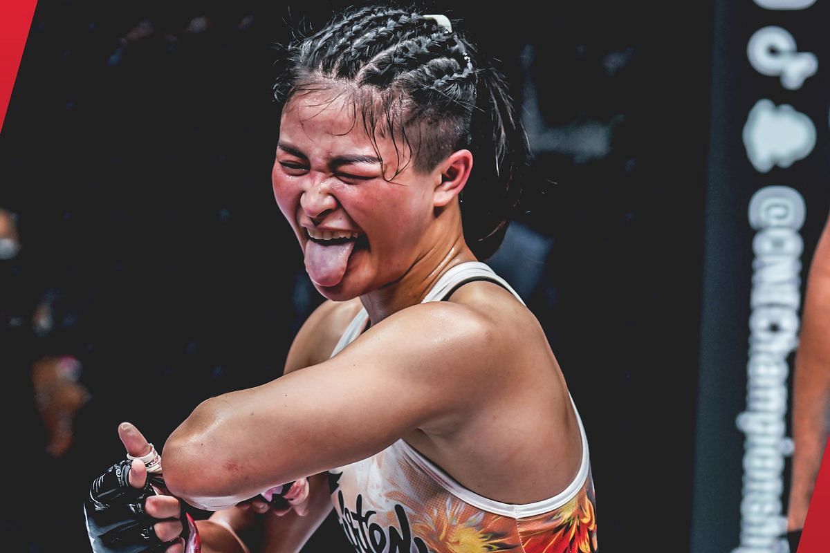 Stamp says Denice Zamboanga has yet to feel the full wrath of her KO power. -- Photo by ONE Championship