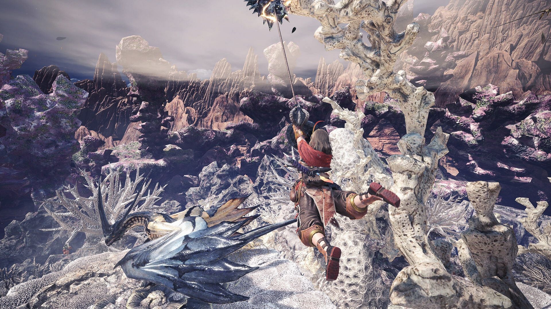 Battle giant monsters in Monster Hunter: World. (Image via Capcom)