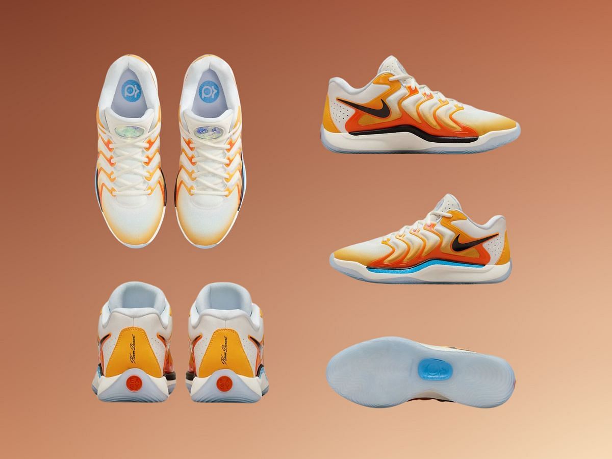 Here&#039;s a closer look at the sneakers (Image via Nike)