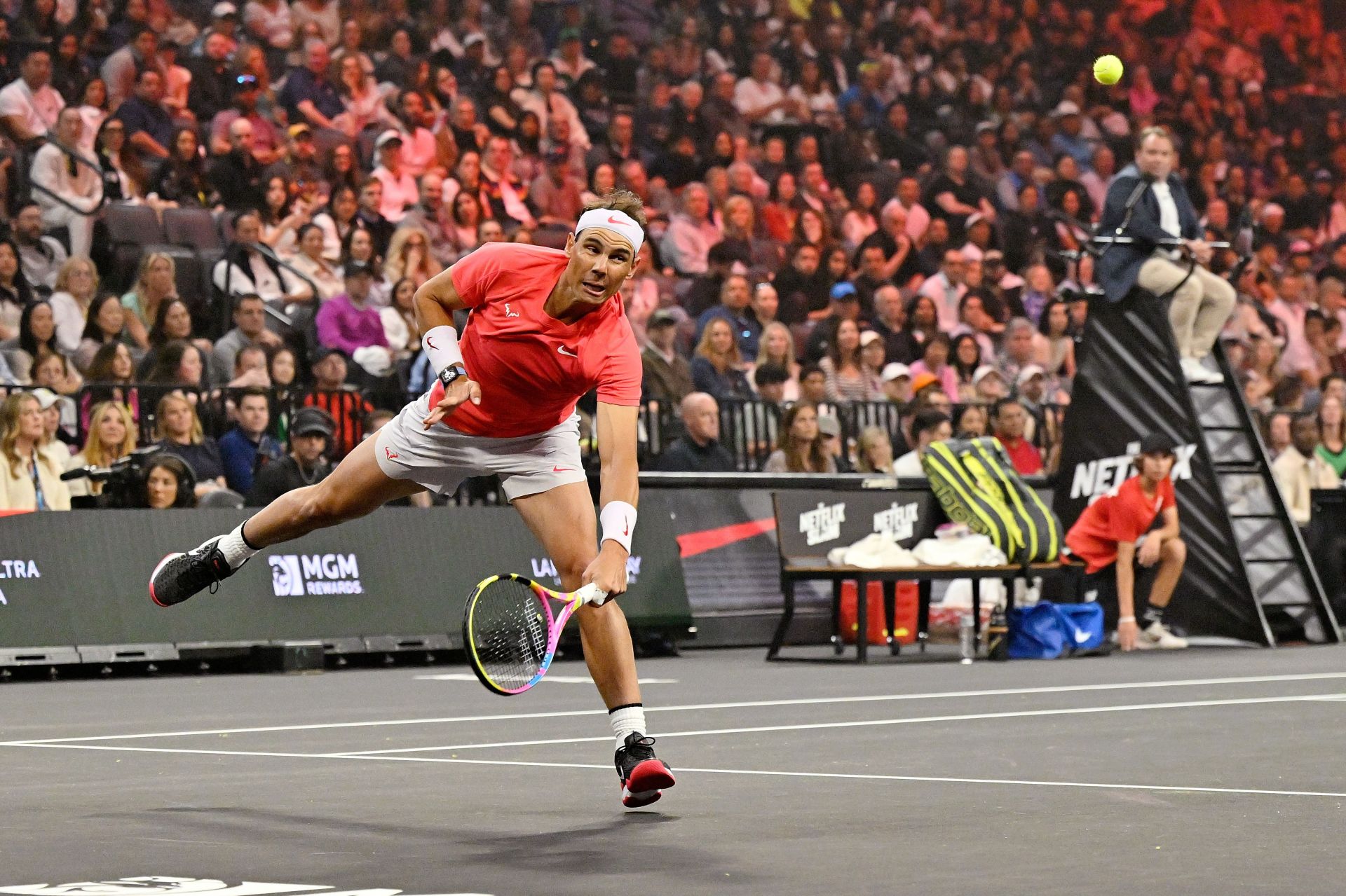 Rafael Nadal at the Netflix Slam, a Live Netflix Sports Event