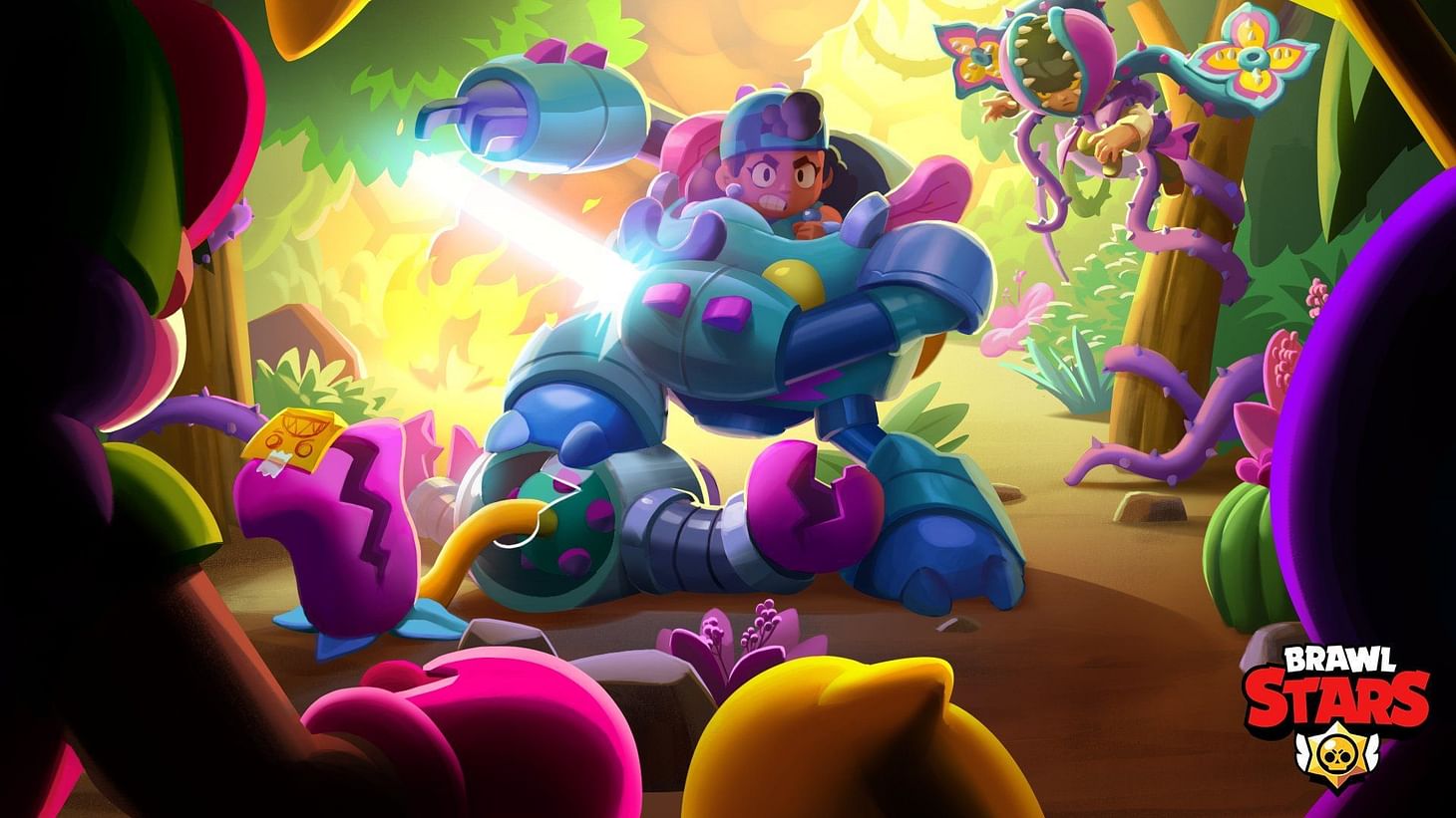 The third brawler in the list, Meg (Image via Supercell)