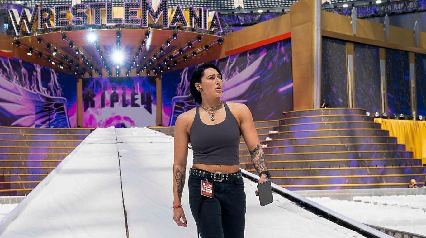 Rhea Ripley will feature in a marquee match at WrestleMania XL (IMAGE SOURCE: WWE)