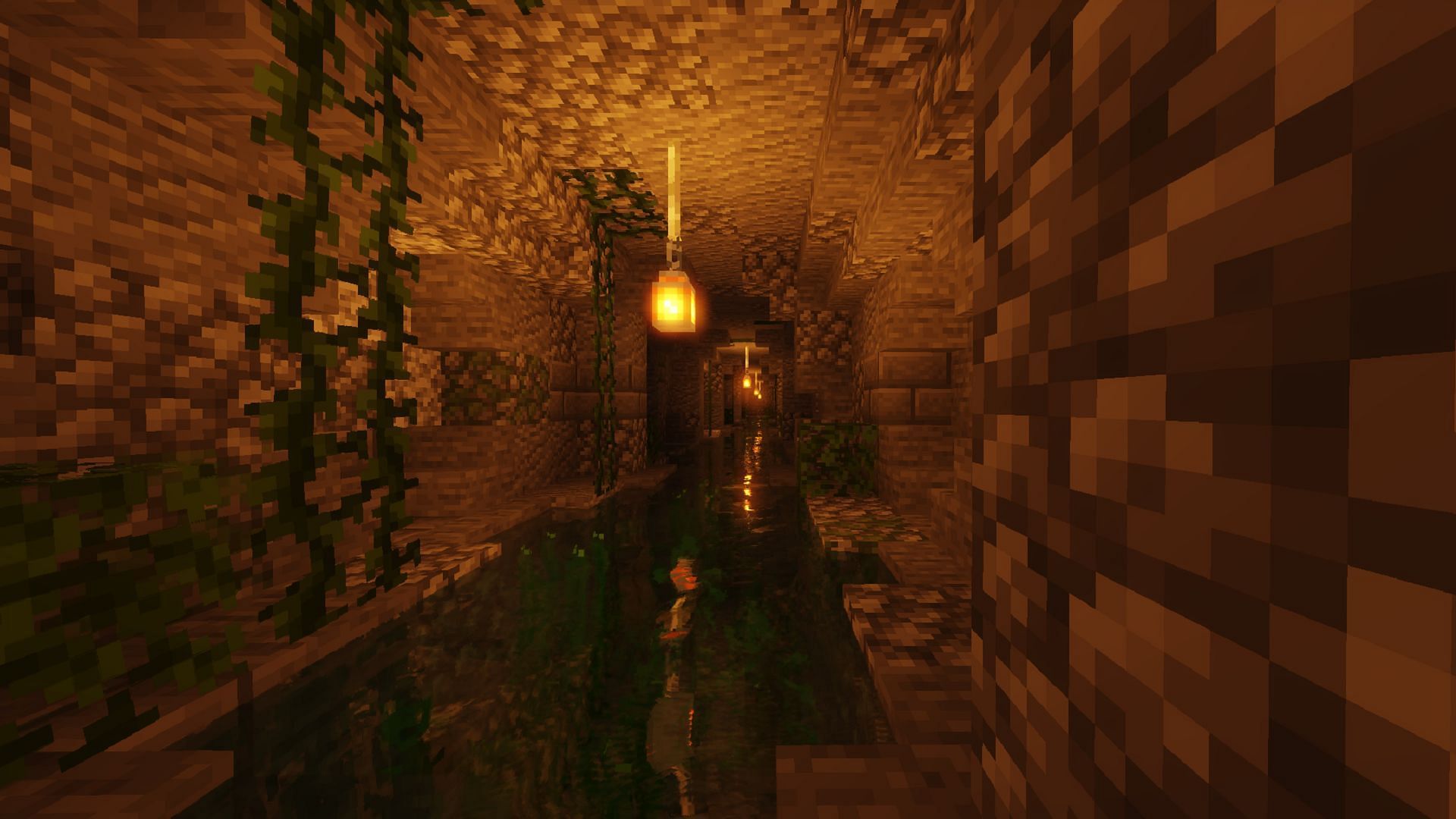 Sewers are particularly great for medieval Minecraft towns with an ample water supply (Image via u/Mxyzdn/Reddit, Mojang)