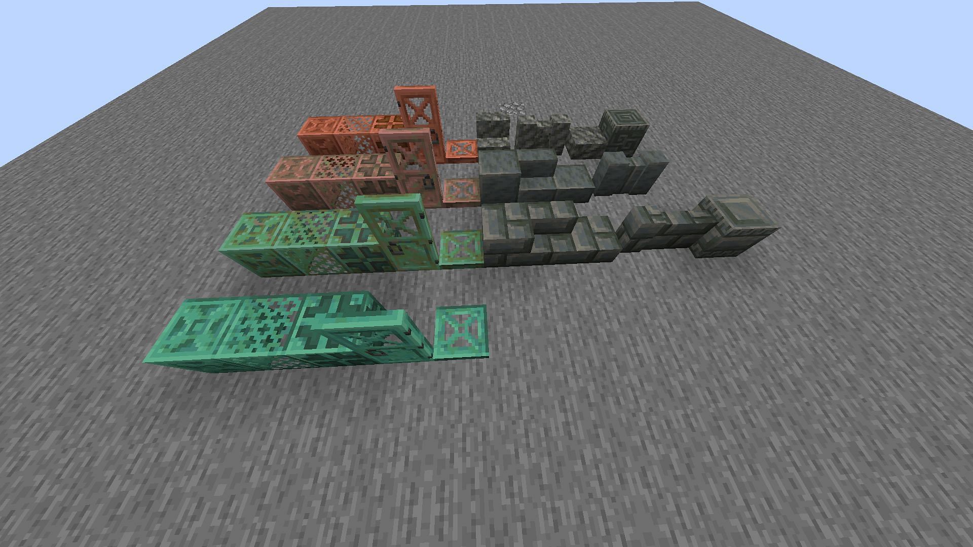 Copper and tuff blocks got new variants in Minecraft 1.21. (Image via Mojang)