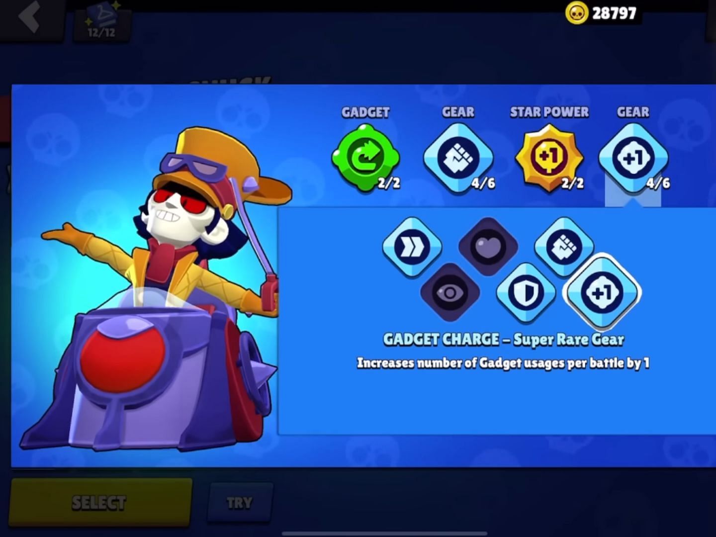 Gadget Charge Gear (Image via Supercell)