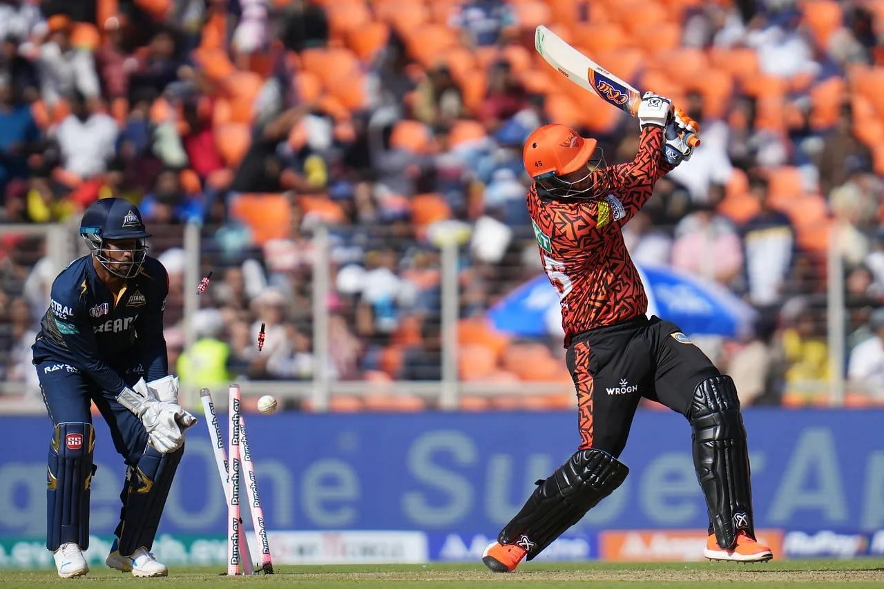 Heinrich Klaasen was one of the SRH batters to be dismissed by a spinner against the Gujarat Titans. [P/C: iplt20.com]