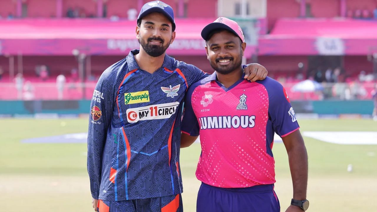 LSG के कप्तान केएल राहुल और RR के कप्तान संजू सैमसन (Photo Credit: BCCI)