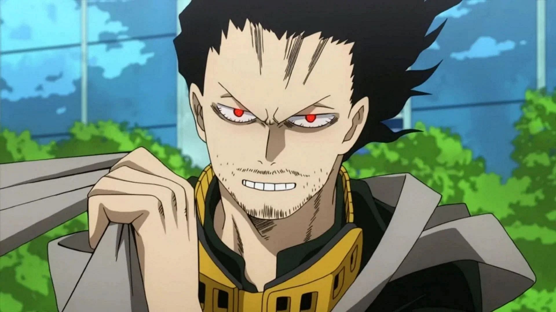 Aizawa, as seen in the anime (Image via Bones)