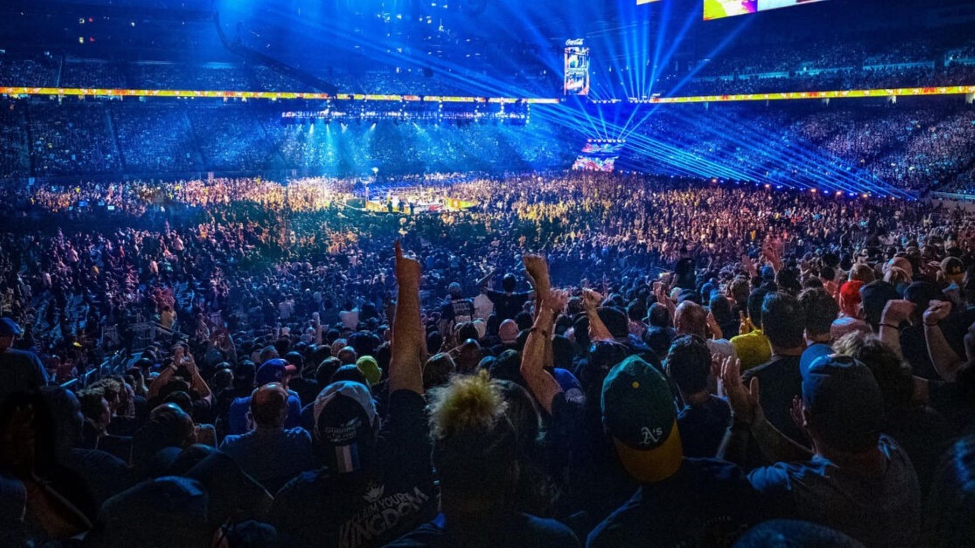 WWE fans were treated to a big match at a live event. (Image via WWE.com)