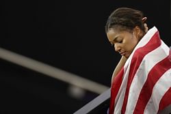 Gabby Thomas responds to incorrect fact being stated while talking about University of Texas' first African-American students