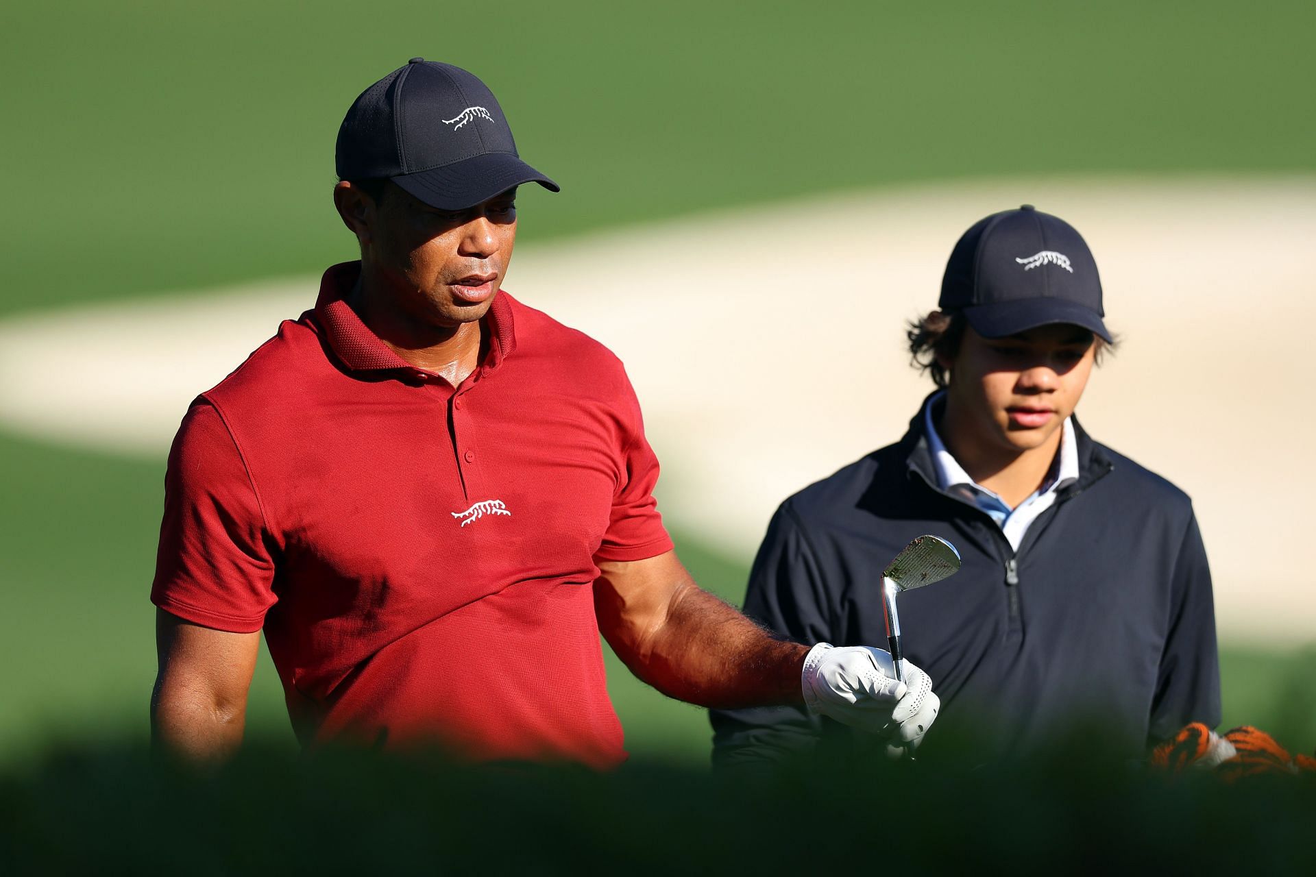 Tiger Woods and Charlie Woods at The Masters - Final Round (Source: Getty Images)