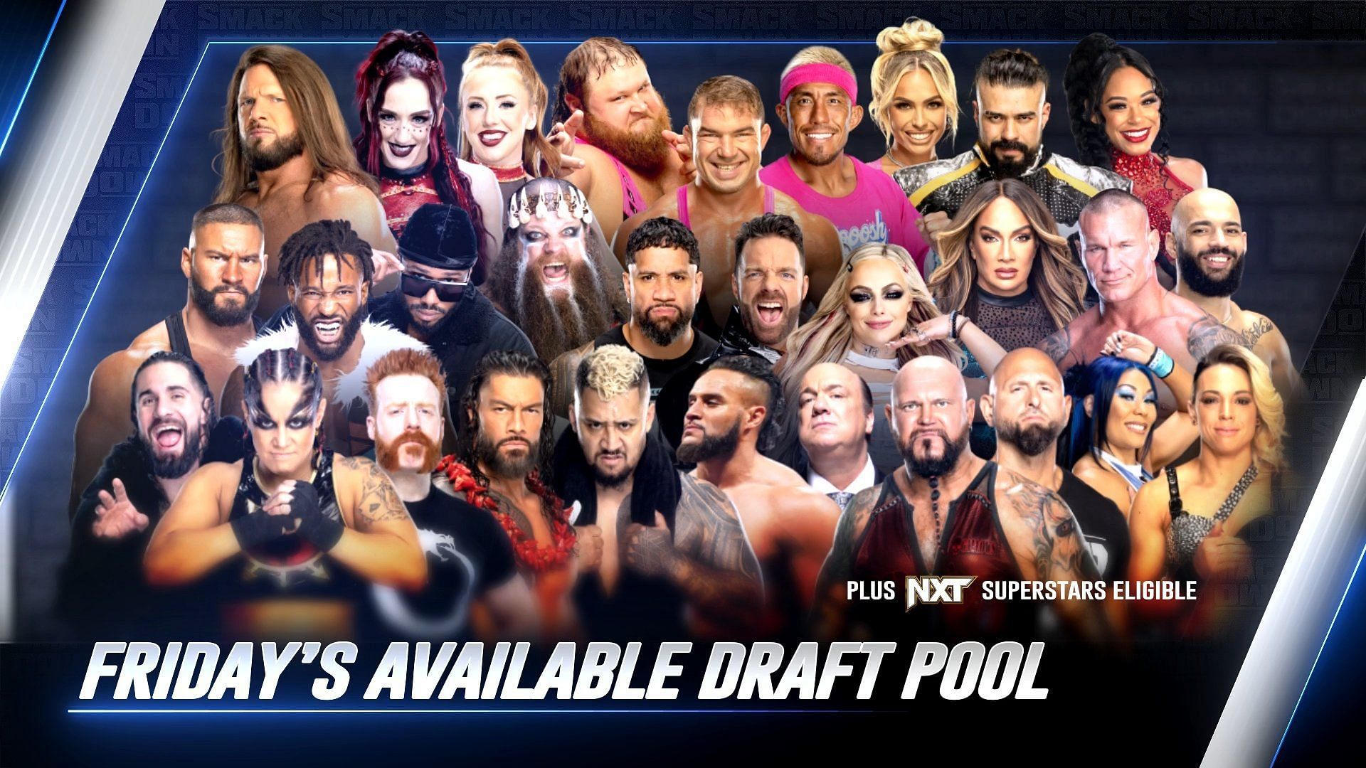 Who will be the first pick on the SmackDown edition of the 2024 WWE Draft?