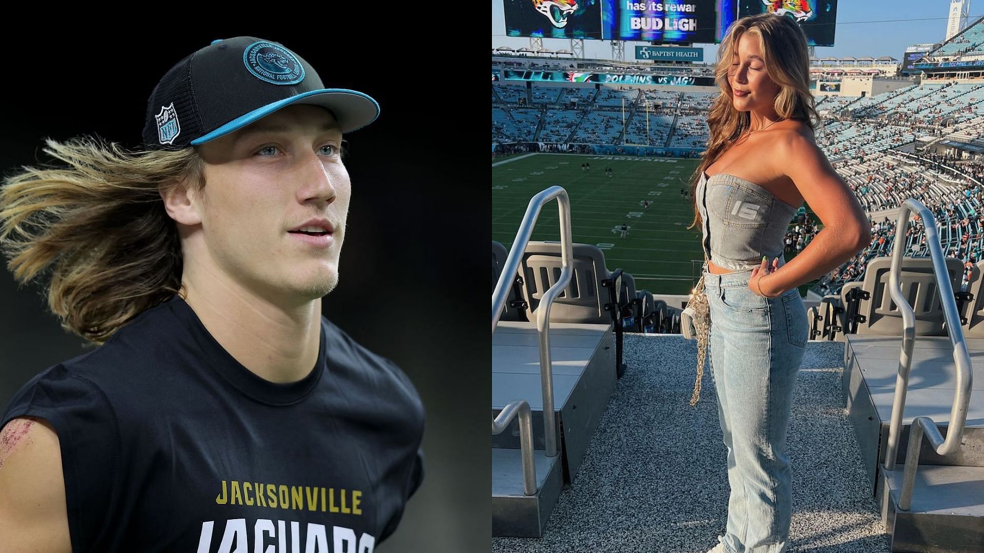 Trevor Lawrence and his wife Marissa spent the weekend with family