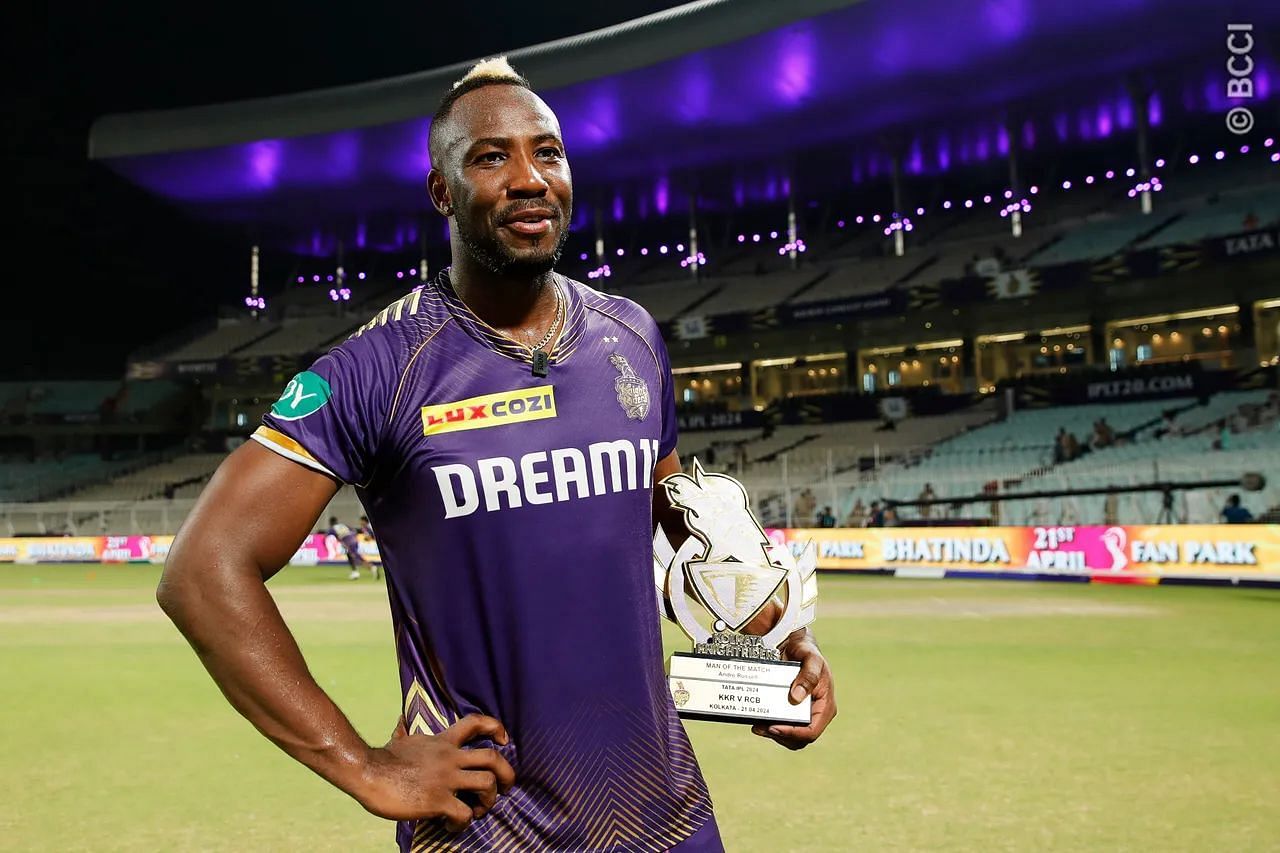Andre Russell has been in fine nick for KKR this season. [IPL]
