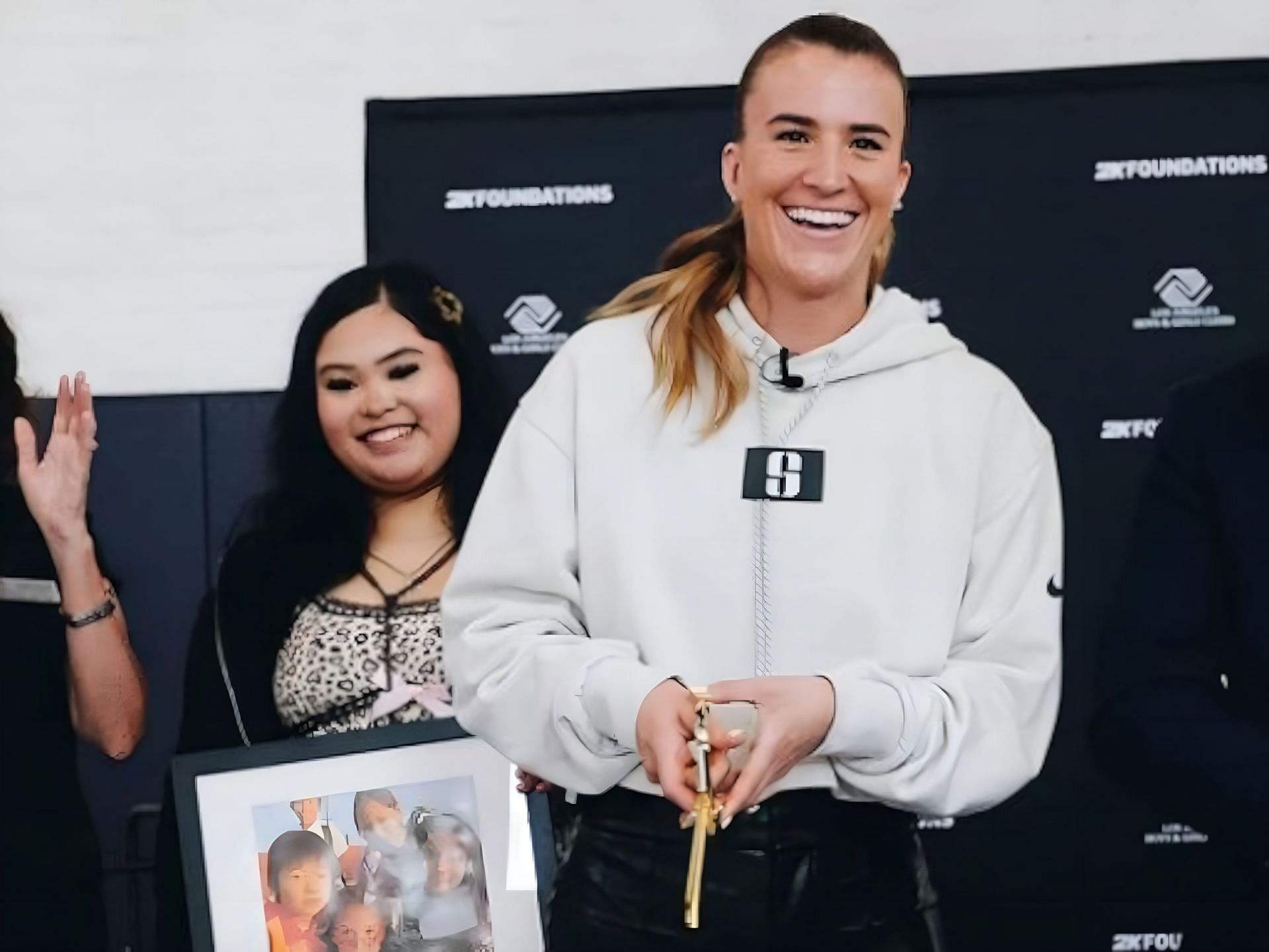 New York Liberty star Sabrina Ionescu at a recent event hosted by NBA 2K. 