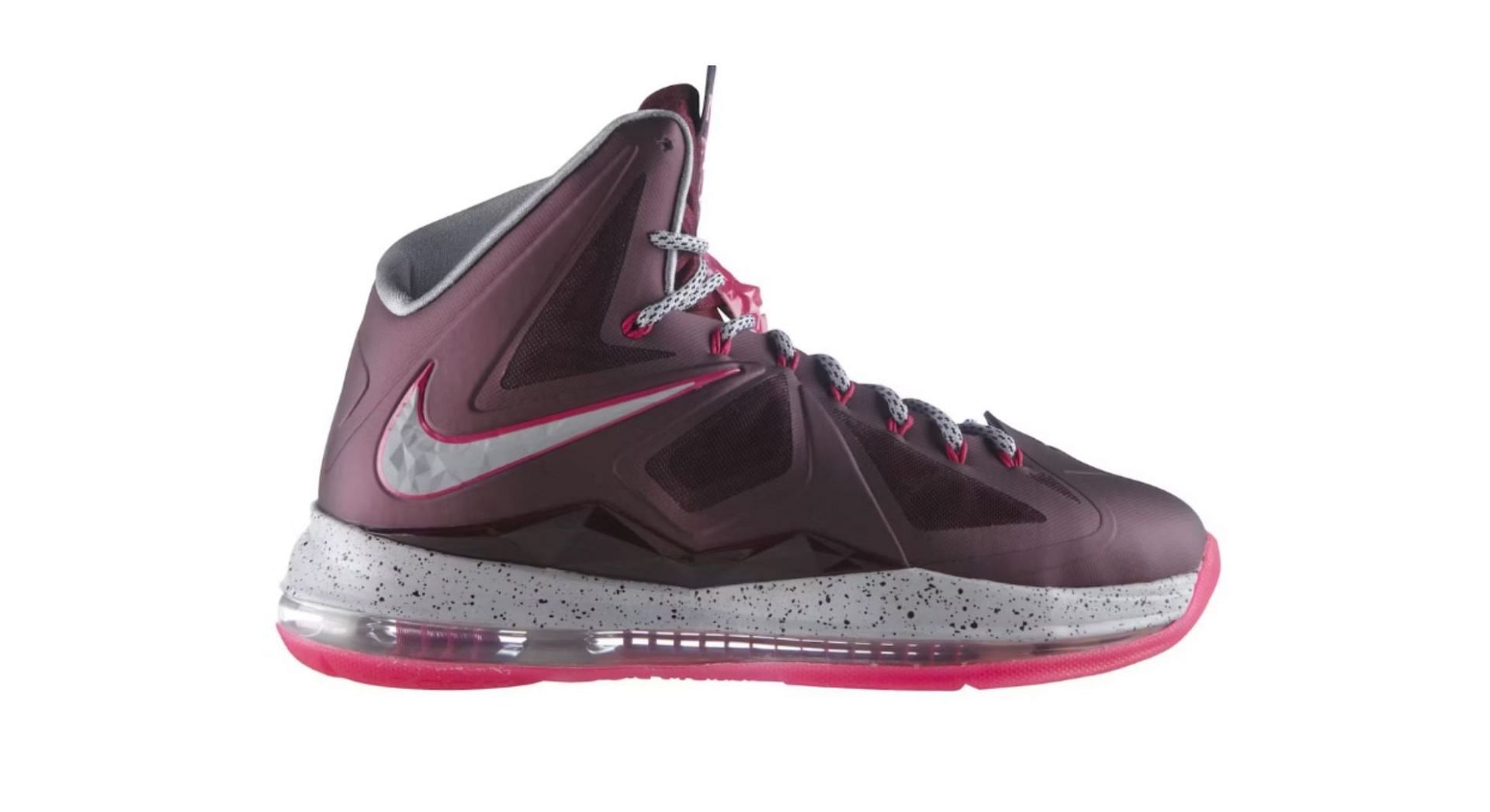 Nike LeBron X SP Crown Jewel Fireberry (Image via Stock X)