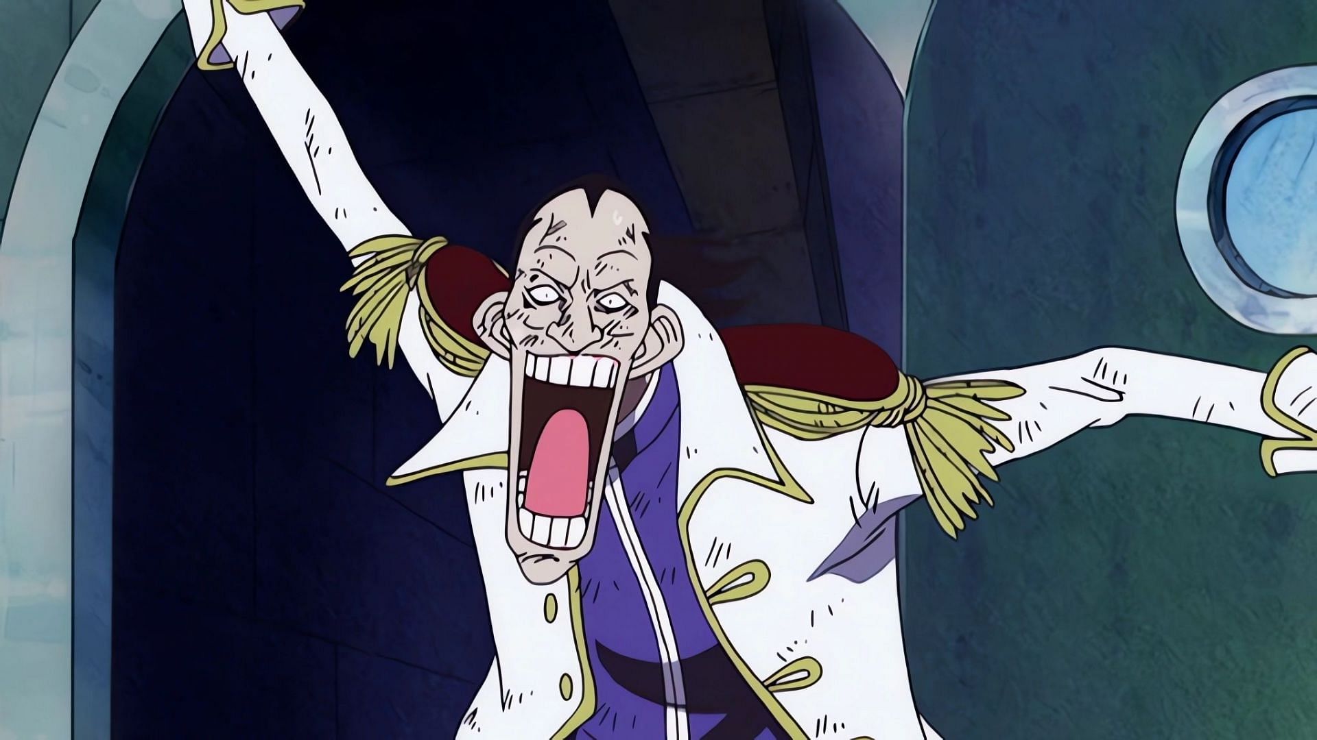 Condoriano (Commander Shepherd) as seen in the One Piece arc (Image via Toei Animation)