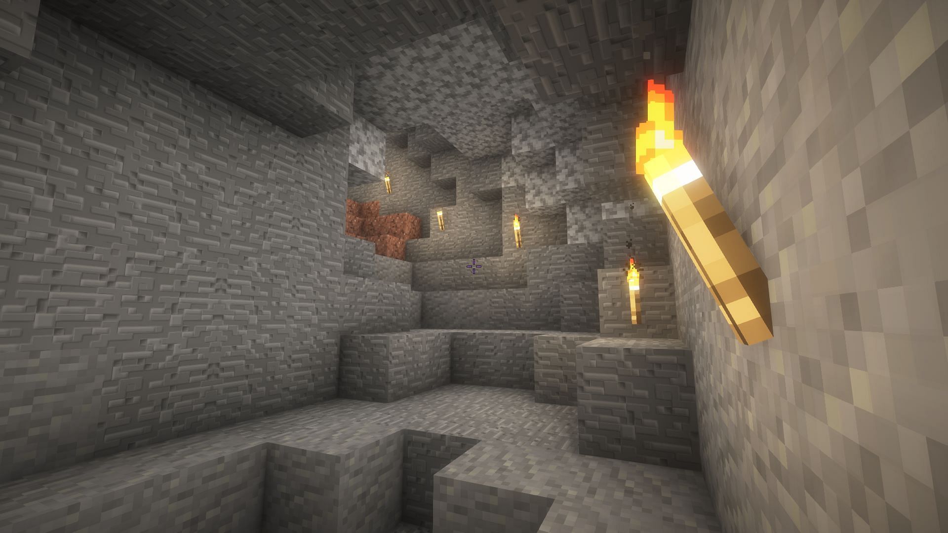 Consistently placing torches can save huge headaches getting lost (Image via Mojang)