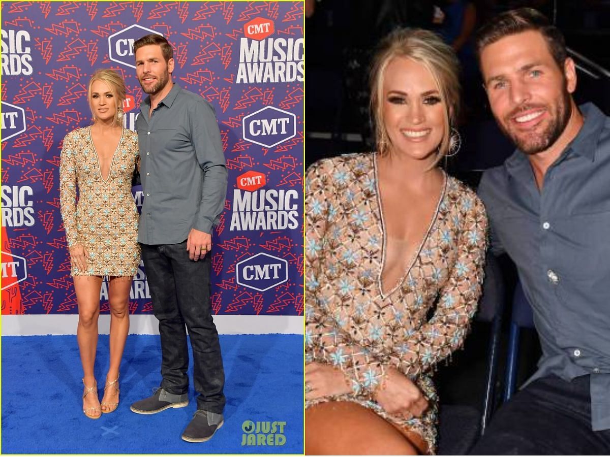 Carrie Underwood and Mike Fisher at CMT Music Awards 2019 (Image via Getty)