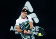 Tomas Martin Etchverry at the 2024 Adelaide International.