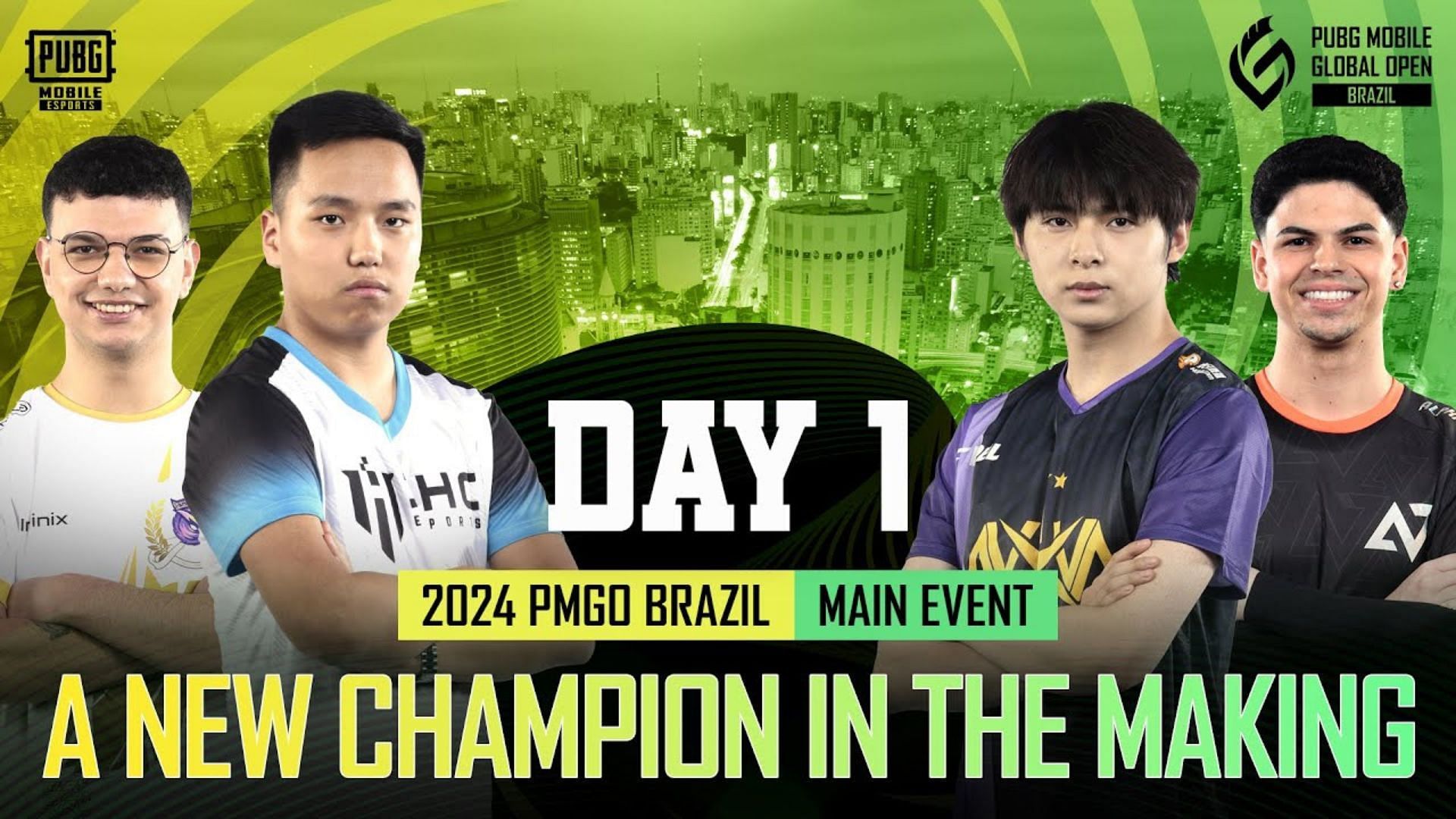 Day 1 of PMGO Main Event kicks off on April 5 (Image via PUBG Mobile)