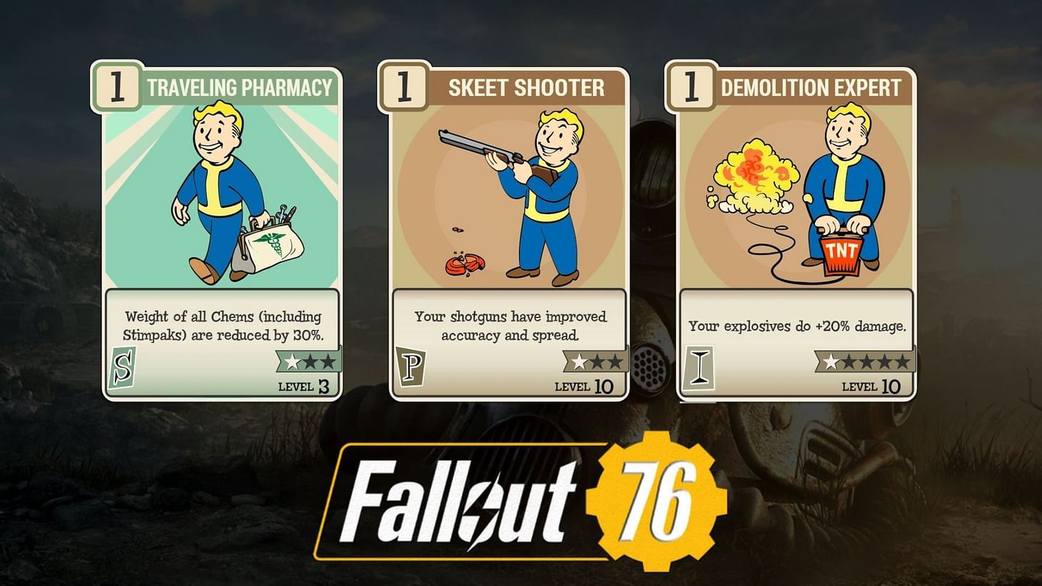 Best Fallout 76 Shotgunner build: Perk Cards, weapons, stats, and more