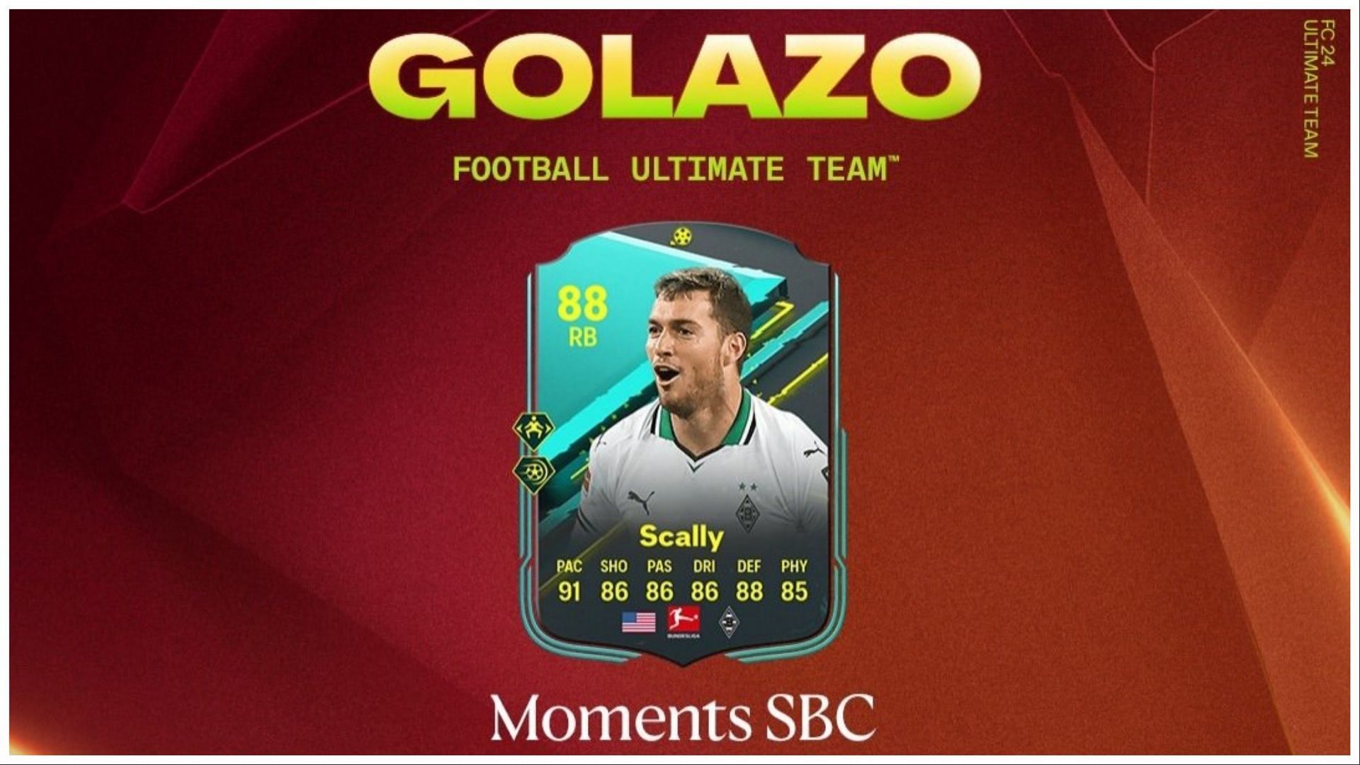 The EA FC 24 Joe Scally Player Moments SBC is now live