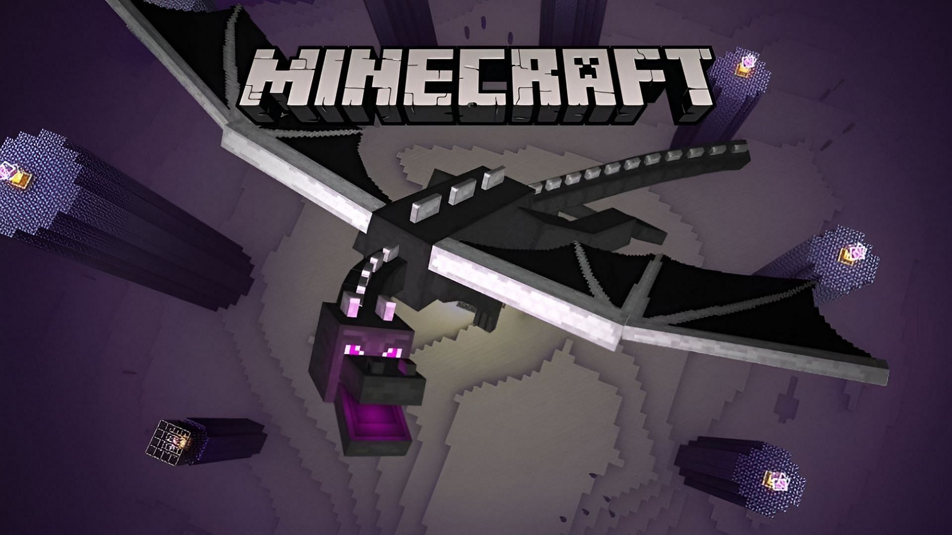 Defeating the Ender Dragon is considered one primary objective in Minecraft (Image via Mojang)