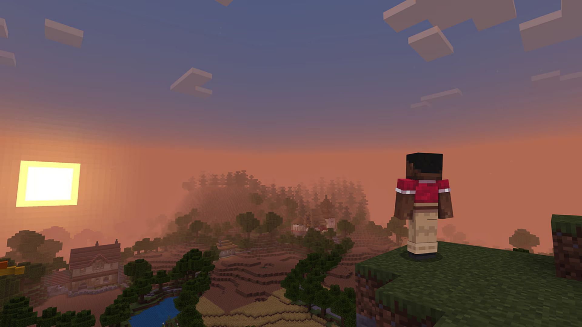 The old rendering in Realms (Image via Mojang Studios)