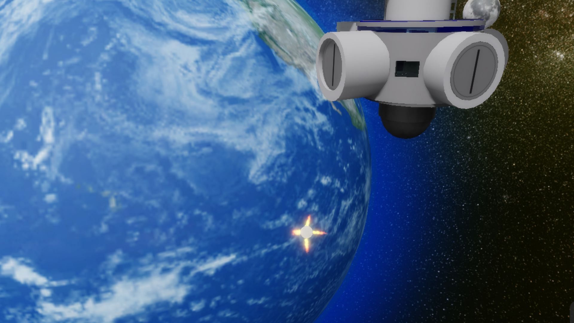 Launcher in Space Tycoon (Image via Roblox)