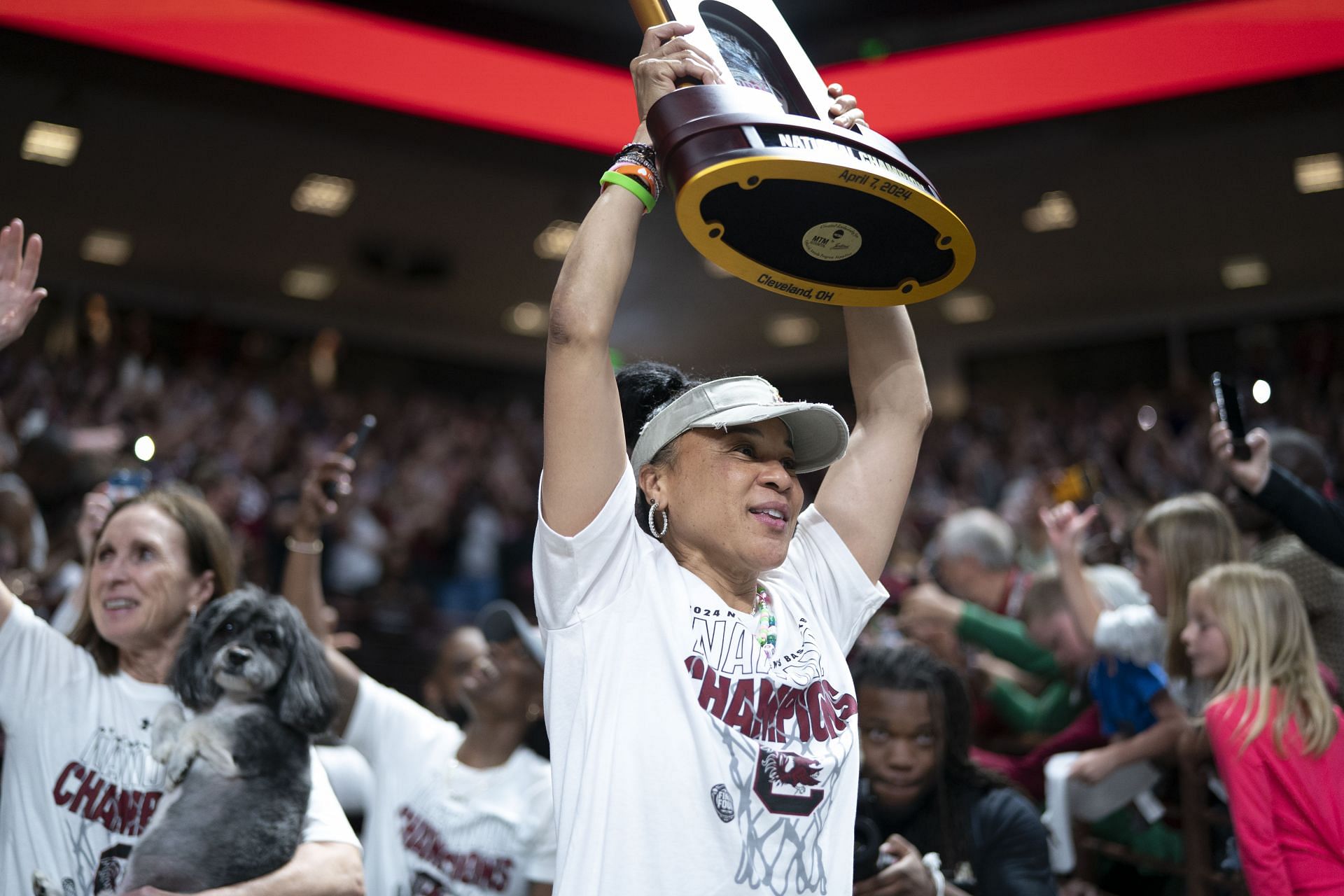 South Carolina coach Dawn Staley had three seniors on her team and two elected to return to school rather than enter the WNBA Draft.