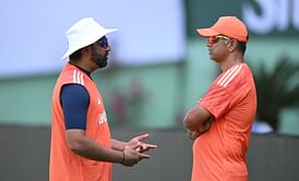 "Haven’t met anyone" - Rohit Sharma rubbishes reports on meeting Ajit Agarkar and Rahul Dravid for T20 World Cup selection