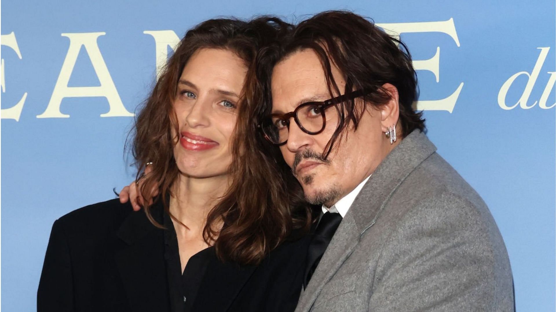 Ma&iuml;wenn and Johnny Depp attend the &quot;Jeanne du Barry&quot; UK Premiere at The Curzon Mayfair on April 15, 2024 in London, England. (Photo by Neil P. Mockford/Getty Images)