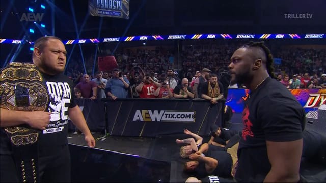 Swerve Strickland takes out AEW security; confronts Samoa Joe on Dynamite