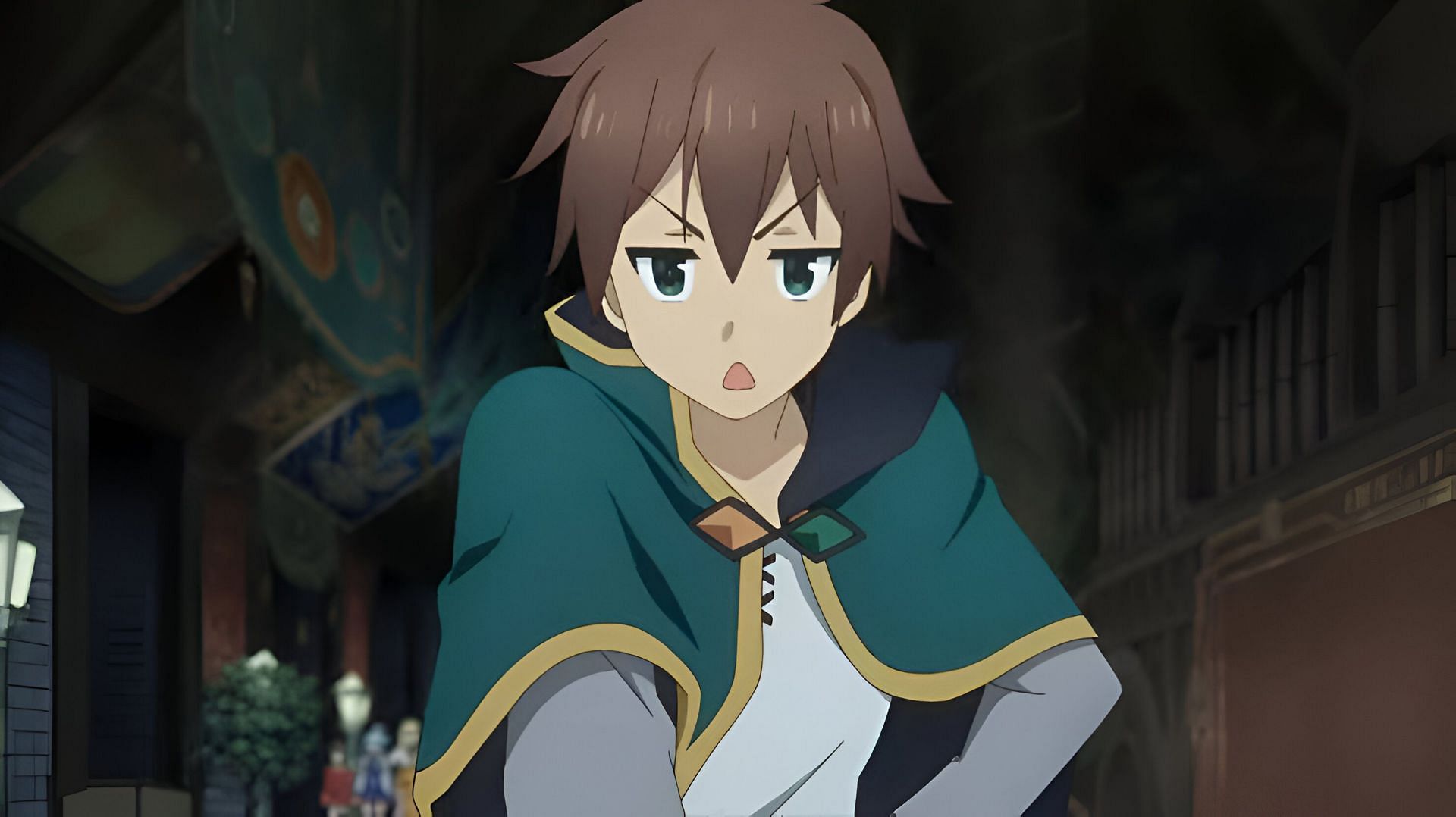 Kazuma as seen in the anime (Image via Studio Deen)