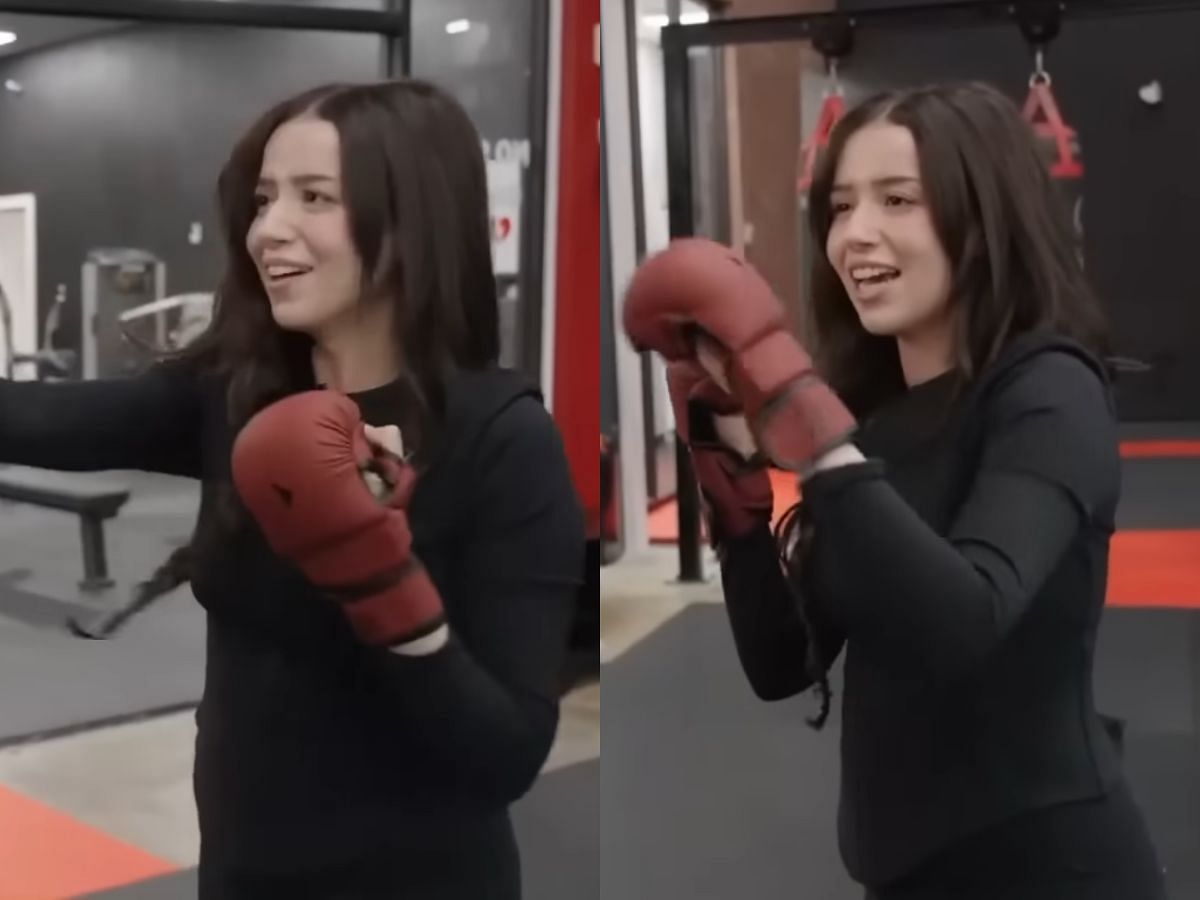 Pokimane says she would be willing to be involved in influncer boxing (Image via YouTube/Mizkif)