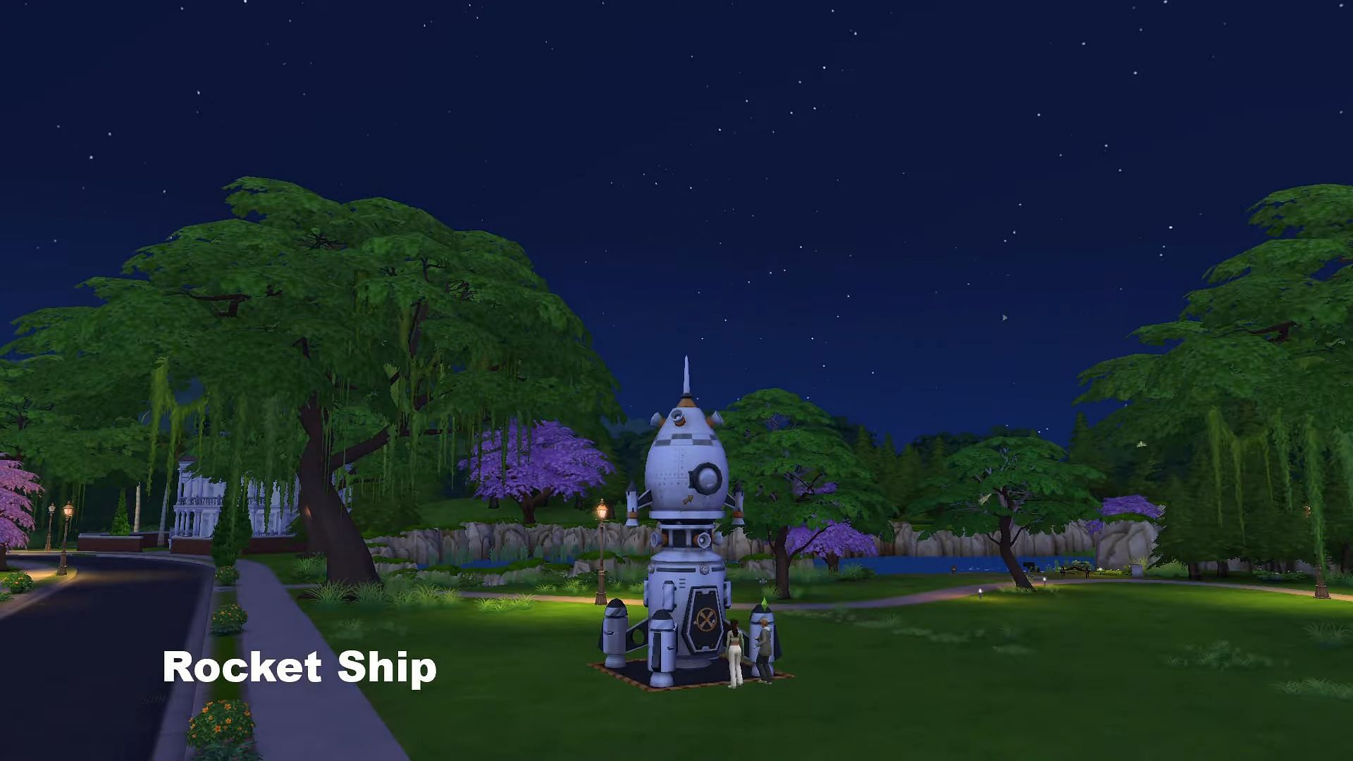 Using the Rocketship to WooHoo (Image via YouTube/Simingly)