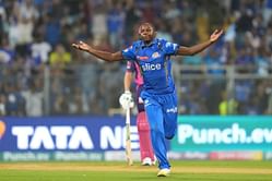 [Watch] Yashasvi Jaiswal departs after a soft dismissal against Kwena Maphaka in MI vs RR clash in IPL 2024