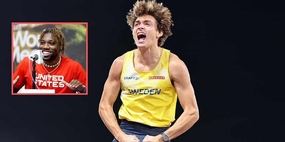 Athletes react as Mondo Duplantis sets a new World Record 