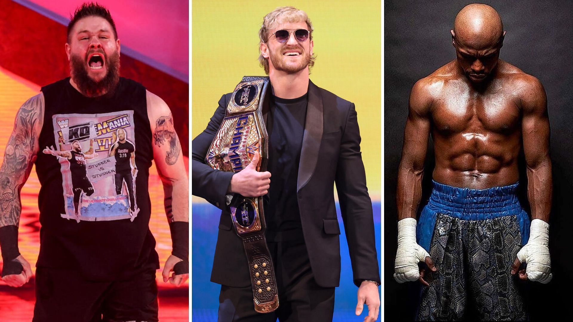 Logan Paul has faced two &quot;Prizefighters&quot; in Kevin Owens and Floyd Mayweather