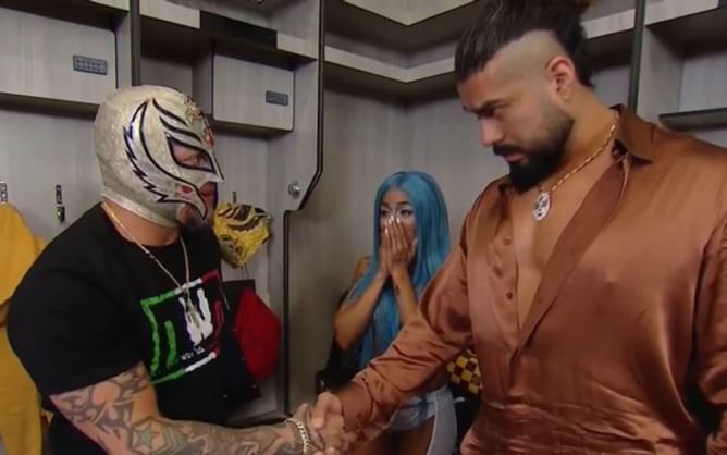 Unexpected interference from 2 major names sees Rey Mysterio and Andrade win at WrestleMania 40