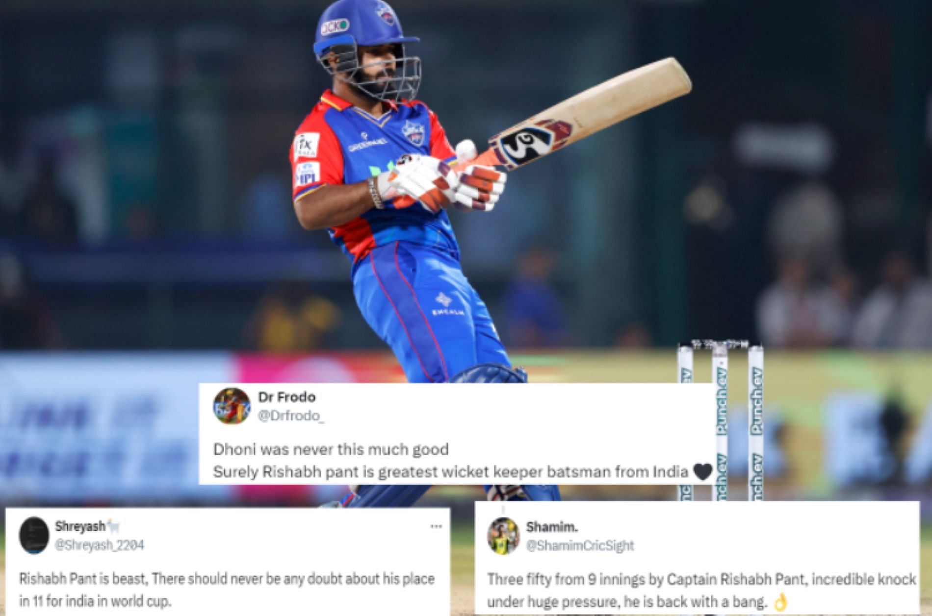 Pant thrilled the Delhi fans with a batting masterclass [Credtit: IPL Twitter handle]