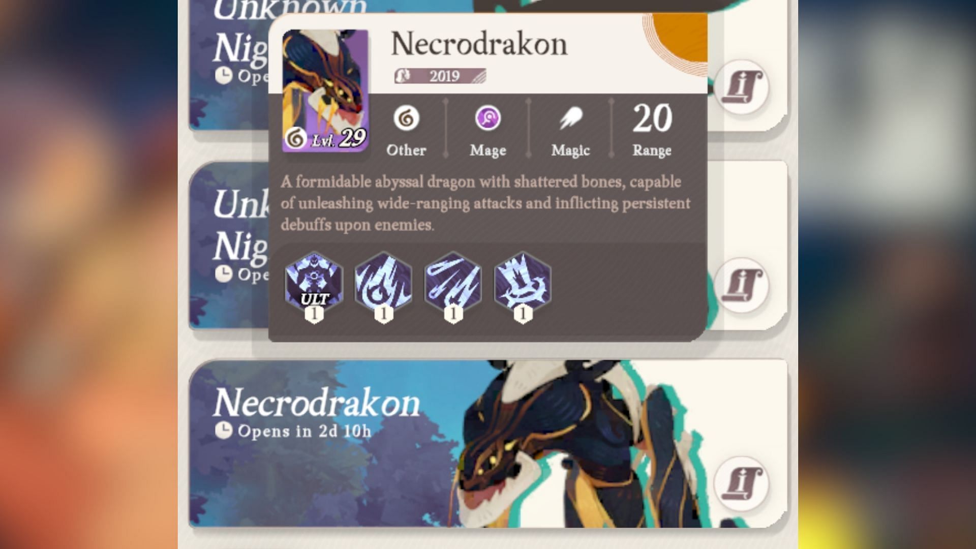 Defeating Necrodrakon in AFK Journey requires heroes who can move frequently on the battlefield. (Image via Lilith Games)