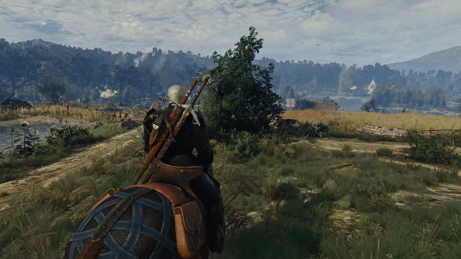Hitting the max level in The Witcher 3 can be a tedious process (Image via CD Projekt Red || YouTube/Ultra High Gaming)