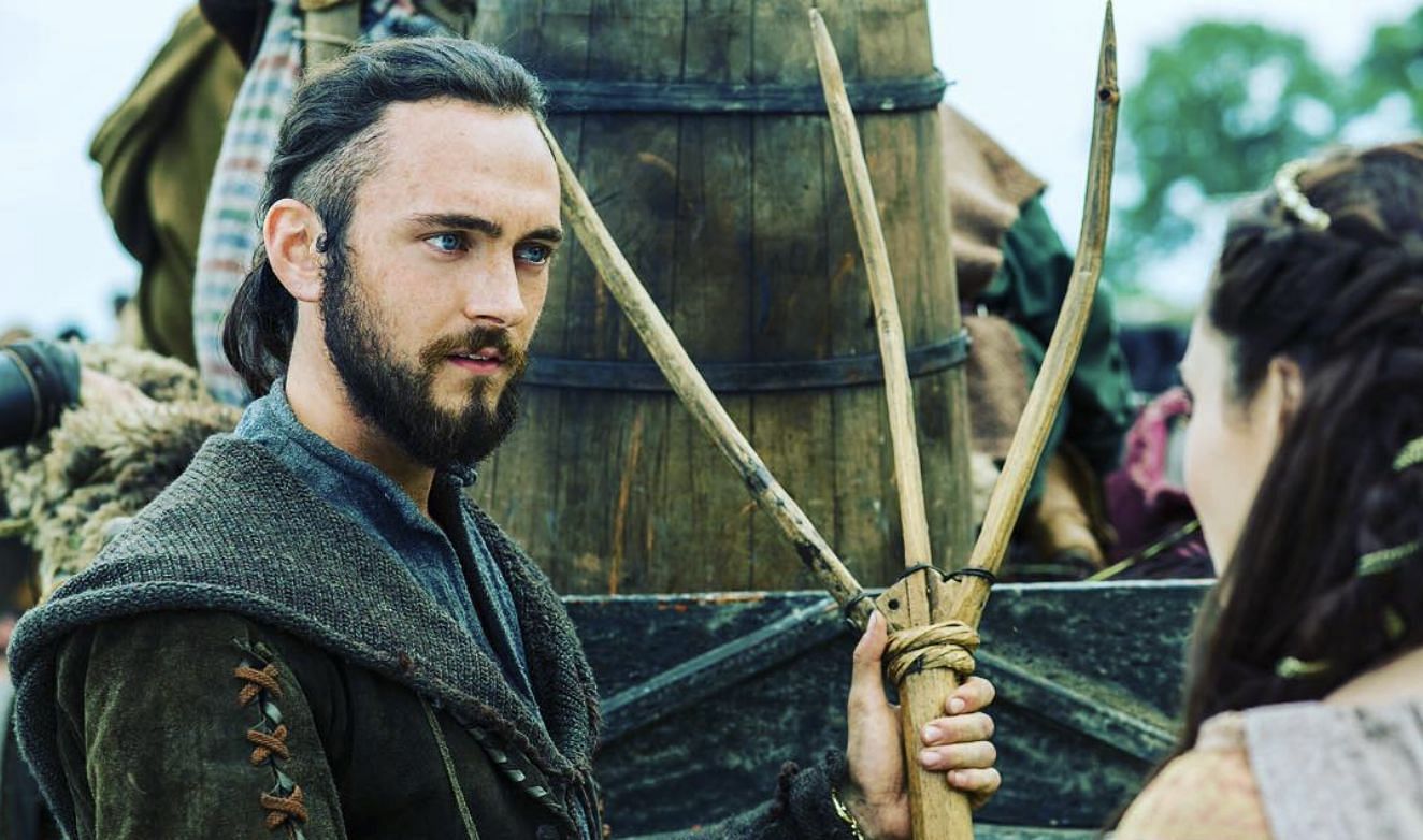 Athelstan the Christian monk in Vikings(Image via Instagram/@historyvikings)